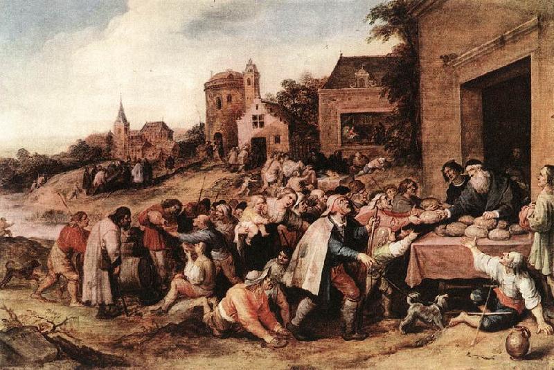FRANCKEN, Ambrosius The Seven Acts of Mercy  dh oil painting picture